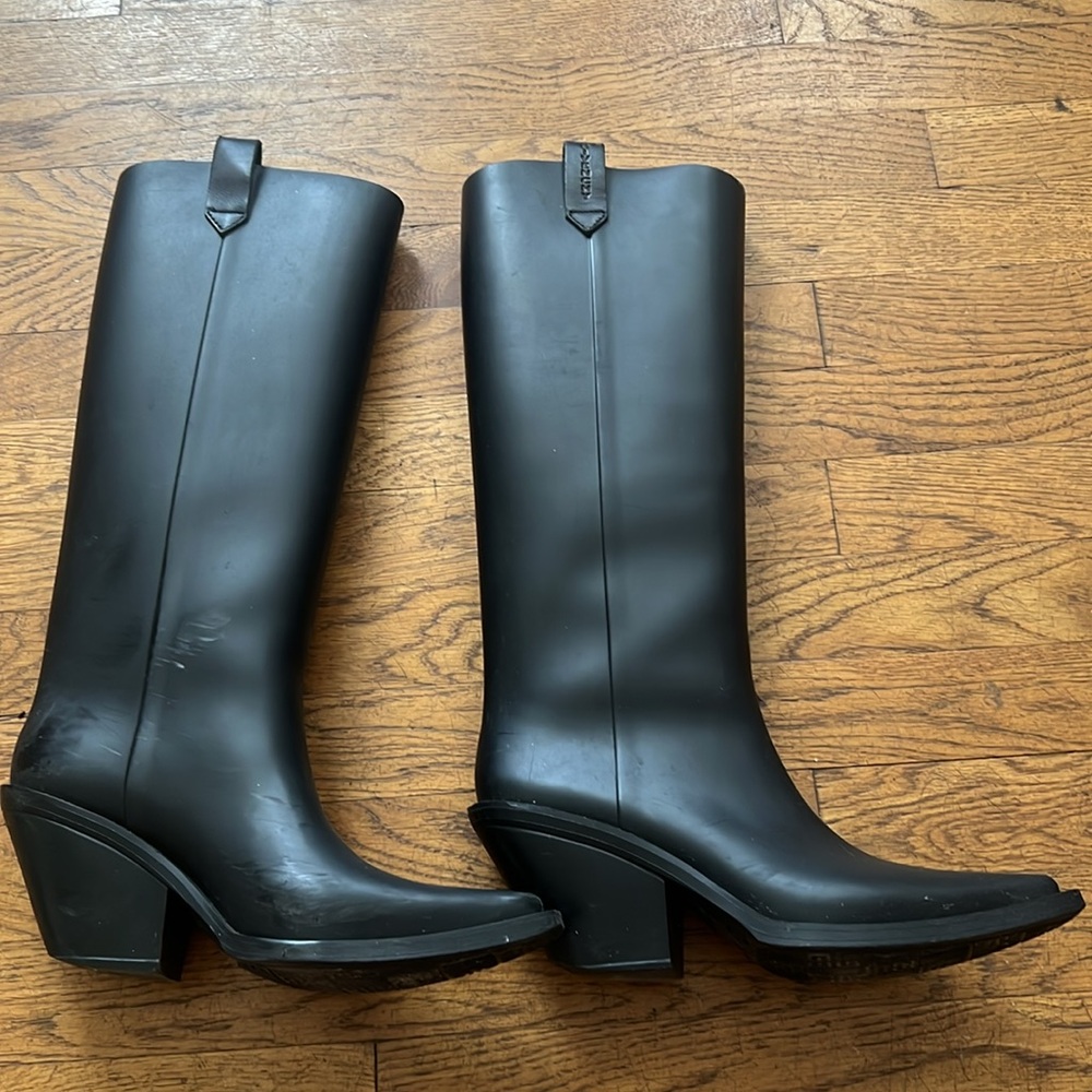 Givenchy rain boots black size 38 French